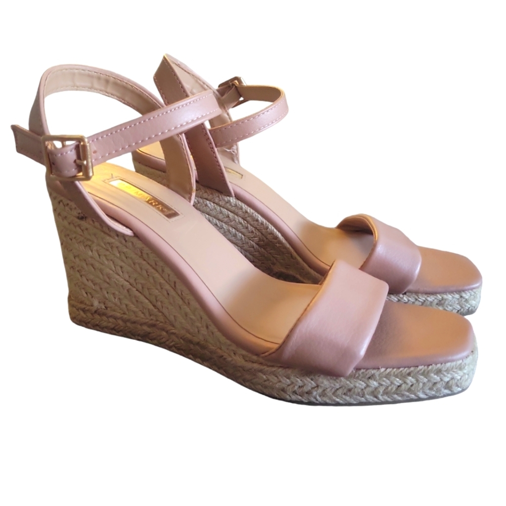 Ankle Wedges Muted Pink Primark Size 40